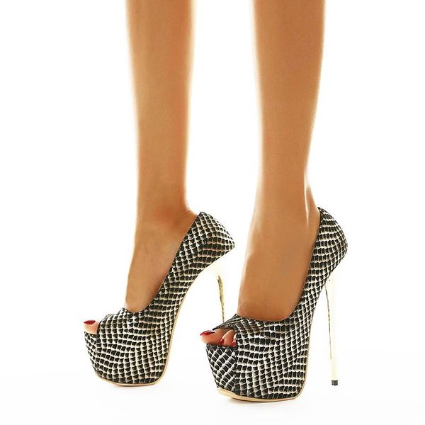 dress shoes plus size 35-42 snake pattern women pumps ultra 19cm stiletto high heels platform peep toe for bombas de mujer, Black
dress shoes plus size 35-42 snake pattern women pumps ultra 19cm stiletto high heels platform peep toe for bombas de mujer, Black