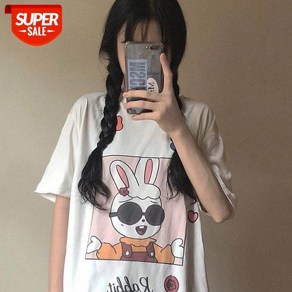 trendy harajuku port style print student loose round neck t-shirt women short sleeve bf #f38u, White
trendy harajuku port style print student loose round neck t-shirt women short sleeve bf #f38u, White