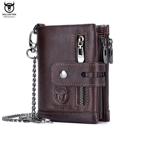 wallets bullcaptain rfid genuine leather man wallet coin purse small mini card holder chain portfolio portomonee male walet pocket1, Red;black
wallets bullcaptain rfid genuine leather man wallet coin purse small mini card holder chain portfolio portomonee male walet pocket1, Red;black