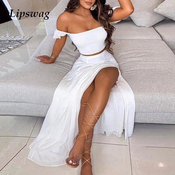 work dresses casual summer dress fashion push up off-the-shoulder 2021 long suit elegant floral print women's two-piece, White;black
work dresses casual summer dress fashion push up off-the-shoulder 2021 long suit elegant floral print women's two-piece, White;black