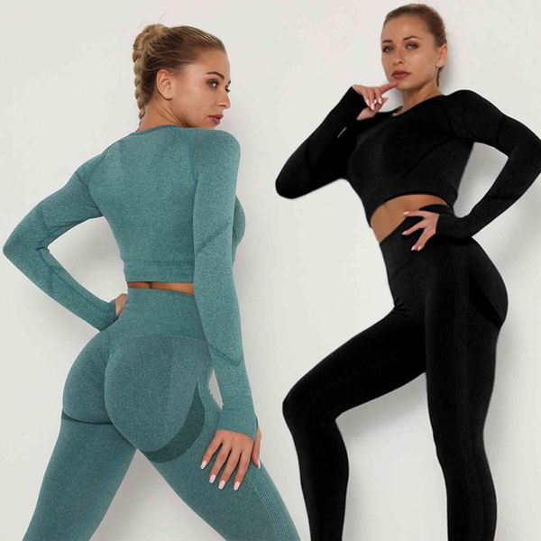 women's seamls suit, long sved with abdominal control, high waist sports tights, fitns clothing, women's sportswear, sports suit, Gray
women's seamls suit, long sved with abdominal control, high waist sports tights, fitns clothing, women's sportswear, sports suit, Gray