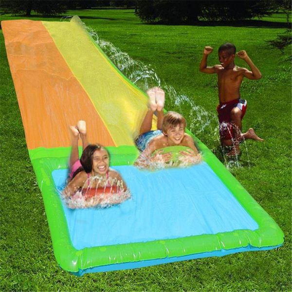 water slide lawn slides for children summer beach spray single double surfboard pool games kids waterslide toys inflatable floats & tubes
water slide lawn slides for children summer beach spray single double surfboard pool games kids waterslide toys inflatable floats & tubes