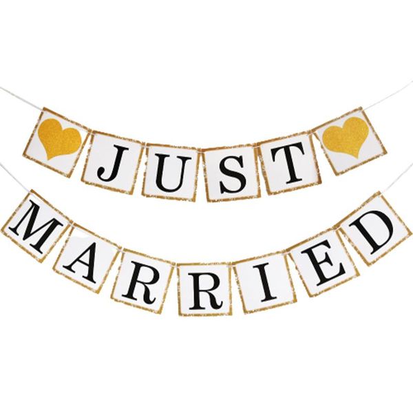 party decoration portable just married wedding banner paper sign easy install diy tool home decor durable atmosphere art craft wall door
party decoration portable just married wedding banner paper sign easy install diy tool home decor durable atmosphere art craft wall door