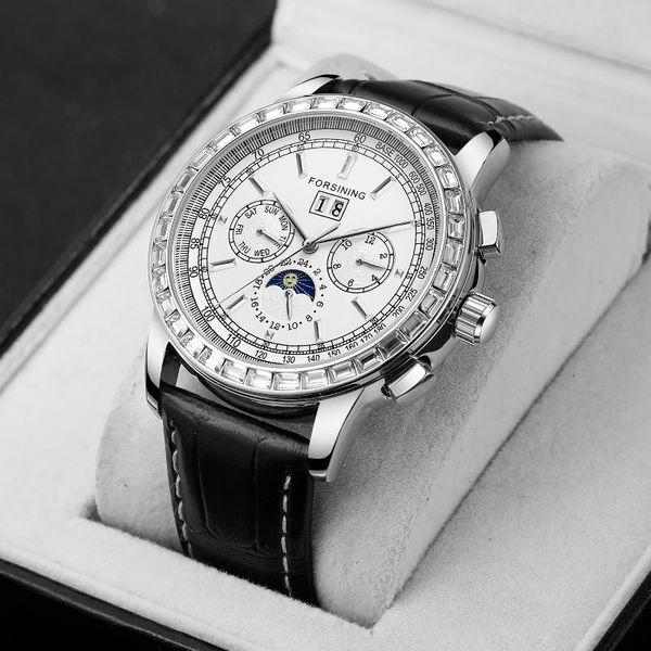 wristwatches forsining women watches fashion business automatic mechanical watch luxury diamond ladies elegant dress waterproof, Slivery;brown
wristwatches forsining women watches fashion business automatic mechanical watch luxury diamond ladies elegant dress waterproof, Slivery;brown