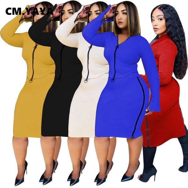 autumn winter knitted women set zipper up sweater midi skirts ribbed matching set trasuit two 2 piece set outfitby air, White
autumn winter knitted women set zipper up sweater midi skirts ribbed matching set trasuit two 2 piece set outfitby air, White