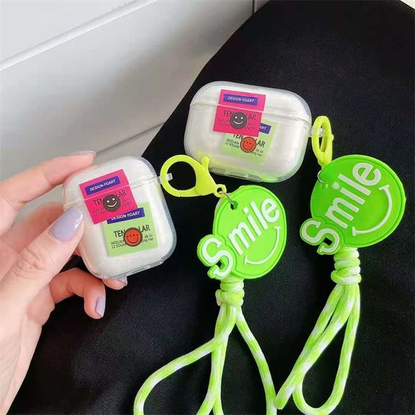creative smile label letter transparent earphone cases for airpods 2 1 silicone soft protection for apple airpod pro cover with fluorescent
creative smile label letter transparent earphone cases for airpods 2 1 silicone soft protection for apple airpod pro cover with fluorescent