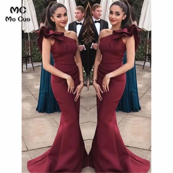party dresses gorgeous burgundy one shoulder mermaid long evening prom dresse vestido de festa elastic satin formal dress, White;black
party dresses gorgeous burgundy one shoulder mermaid long evening prom dresse vestido de festa elastic satin formal dress, White;black