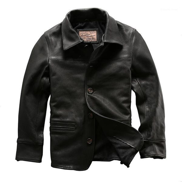 asian description a-1722 read size genuine cow skin mens vintage cowhide leather brakeman jacket men's & faux, Black
asian description a-1722 read size genuine cow skin mens vintage cowhide leather brakeman jacket men's & faux, Black