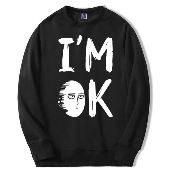 men's hoodies & sweatshirts im ok funny one punch man anime japenese 2021 autumn winter men oversized warm hoodie fitness sweatshirt, Black
men's hoodies & sweatshirts im ok funny one punch man anime japenese 2021 autumn winter men oversized warm hoodie fitness sweatshirt, Black