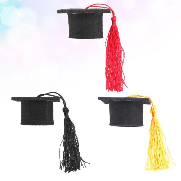 party hats 3pcs mini doctoral cap shape bottle tassel red cover graduation ornament beer decoration acces
party hats 3pcs mini doctoral cap shape bottle tassel red cover graduation ornament beer decoration acces