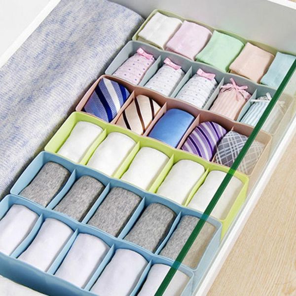 storage bags 3 colors 5 cells plastic home divider tidy clothing organizer socks underwear box tie bra drawer cosmetic
storage bags 3 colors 5 cells plastic home divider tidy clothing organizer socks underwear box tie bra drawer cosmetic