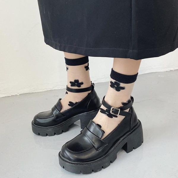 heel shoes model mary jane women's japanese high heels platform harajuku retro lolita dress, Black
heel shoes model mary jane women's japanese high heels platform harajuku retro lolita dress, Black