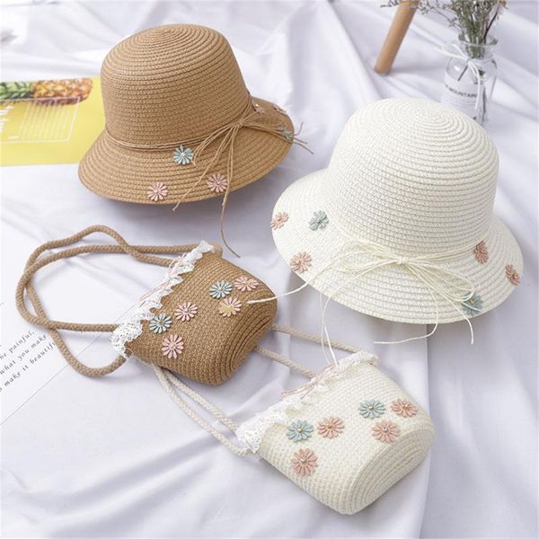 wide brim hats kids straw 2-8years female baby girls with matching bag korean sun shade flower pot hat beachwear beach beanies, Blue;gray
wide brim hats kids straw 2-8years female baby girls with matching bag korean sun shade flower pot hat beachwear beach beanies, Blue;gray