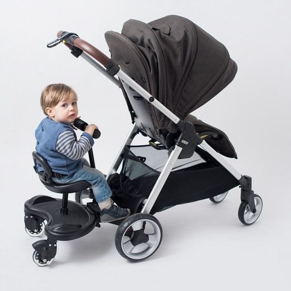 universal buggy board skateboard with seat for stroller ride on toddler strollers compatible 95% of pram a
universal buggy board skateboard with seat for stroller ride on toddler strollers compatible 95% of pram a