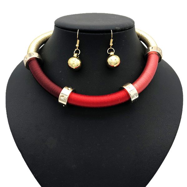 jewelry sets wholesale new african necklace set indian wedding party woven bridal for women, Black
jewelry sets wholesale new african necklace set indian wedding party woven bridal for women, Black
