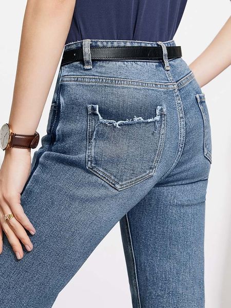 women's jeans calça jeans minimalista feminina, nova moda verão de algodão casual reta com cintura alta retalhos calças femininas 12047, Blue
women's jeans calça jeans minimalista feminina, nova moda verão de algodão casual reta com cintura alta retalhos calças femininas 12047, Blue