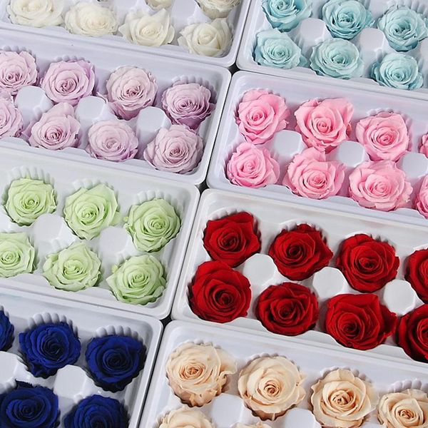 wedding immortal rose 8pcs/box dried gift valentine's day home flower decor 4-5cm eternal floral head diy decorative flowers & wreaths
wedding immortal rose 8pcs/box dried gift valentine's day home flower decor 4-5cm eternal floral head diy decorative flowers & wreaths