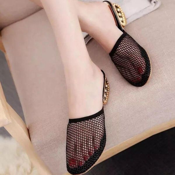 summer ladies muller semi-slippers round head mesh hollow casual fashion gold black female sandals large size slippers
summer ladies muller semi-slippers round head mesh hollow casual fashion gold black female sandals large size slippers