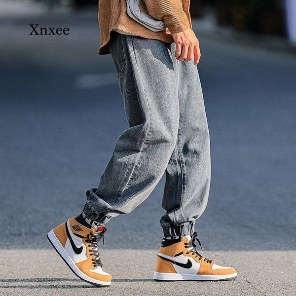 men's jeans 2021 man denim cargo pants high waist loose harem casual trousers fashion elastic clothing bottoms, Blue
men's jeans 2021 man denim cargo pants high waist loose harem casual trousers fashion elastic clothing bottoms, Blue