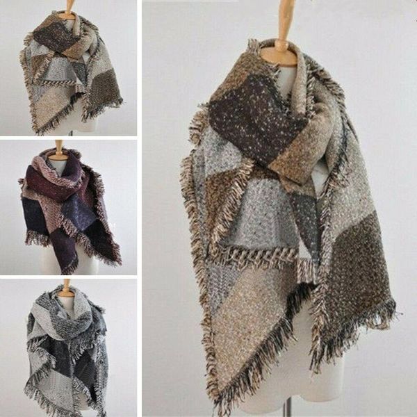 scarves women's long cashmere winter wool blend soft warm scarf tassels wrap shawl plaid thick ladies autumn tassel, Blue;gray
scarves women's long cashmere winter wool blend soft warm scarf tassels wrap shawl plaid thick ladies autumn tassel, Blue;gray