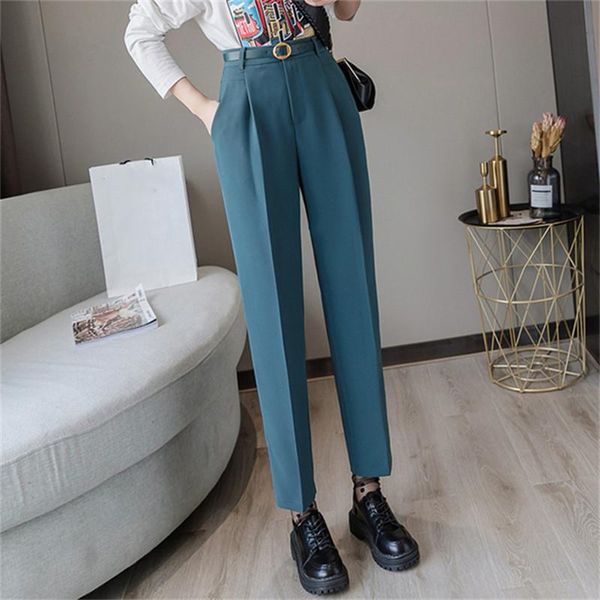 mazefeng 2021 spring winter women pants high waist loose formal elegant office lady ankle-length with belt size s-xxl women's & capris, Black;white
mazefeng 2021 spring winter women pants high waist loose formal elegant office lady ankle-length with belt size s-xxl women's & capris, Black;white