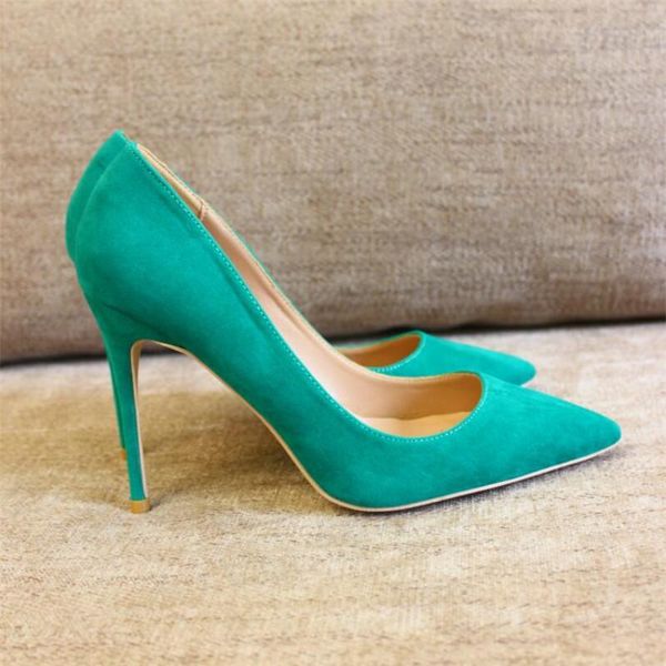 fashion women lady green suede leather poined toe stiletto high heel pump high-heeled shoes wedding dress, Black
fashion women lady green suede leather poined toe stiletto high heel pump high-heeled shoes wedding dress, Black