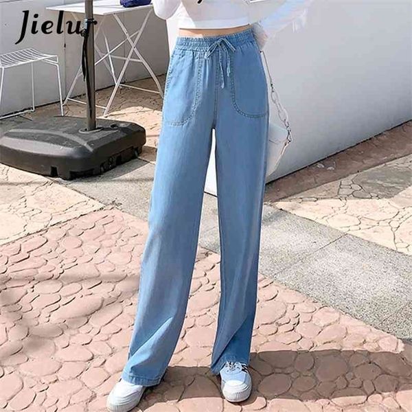 jean pants for women loose autumn chic pocket woman jeans elastic waist slim high summer blue denim 210426
jean pants for women loose autumn chic pocket woman jeans elastic waist slim high summer blue denim 210426