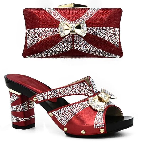 latest red color african shoes and matching bag italian nigerian party shoe sets decorated with rhinestone dress, Black
latest red color african shoes and matching bag italian nigerian party shoe sets decorated with rhinestone dress, Black