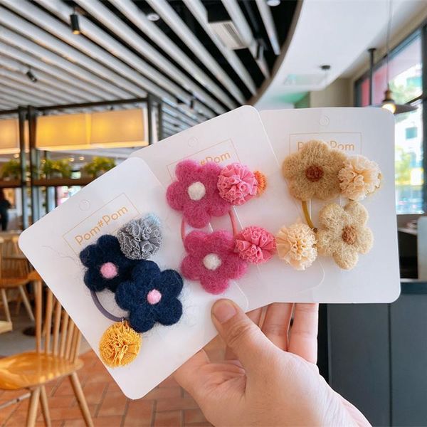 winter cute colorful wool felt flower children's rubber band hair rope fashion sweet girl hairpins accessories, Slivery;white
winter cute colorful wool felt flower children's rubber band hair rope fashion sweet girl hairpins accessories, Slivery;white