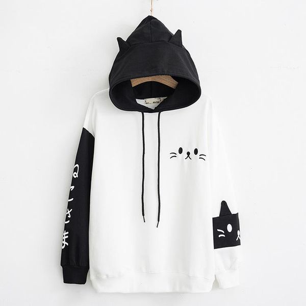 women's hoodies & sweatshirts spring autumn woman long sleeve hooded sweet goth, Black
women's hoodies & sweatshirts spring autumn woman long sleeve hooded sweet goth, Black