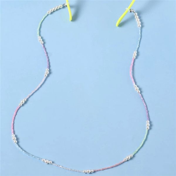 2021 chic handmade candy color beads pearl sunglasses chain holder fashion women glasses accessary
2021 chic handmade candy color beads pearl sunglasses chain holder fashion women glasses accessary