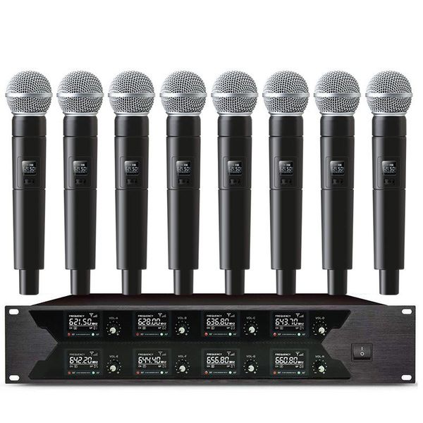 8-channel wireless handheld microphone for church conference room school lecture stage outdoor performance microphones
8-channel wireless handheld microphone for church conference room school lecture stage outdoor performance microphones