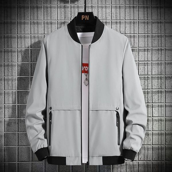 men's jackets men's jacket 2021 zipper street fashion solid color baseball collar slim fit bomber chaqueta de hombre, Black;brown
men's jackets men's jacket 2021 zipper street fashion solid color baseball collar slim fit bomber chaqueta de hombre, Black;brown