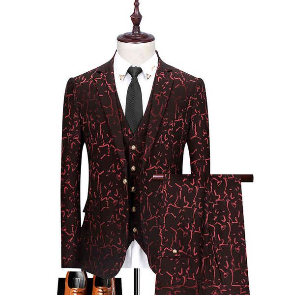men's suits & blazers (jacket + vest pants) men's dual attire breasted business blazers/men thin casual impression suit of three p, White;black
men's suits & blazers (jacket + vest pants) men's dual attire breasted business blazers/men thin casual impression suit of three p, White;black