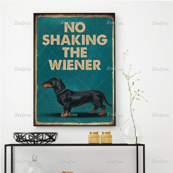 paintings dachshund dog no shaking the wiener poster lovers wall art prints home decor canvas unique gift floating frame
paintings dachshund dog no shaking the wiener poster lovers wall art prints home decor canvas unique gift floating frame