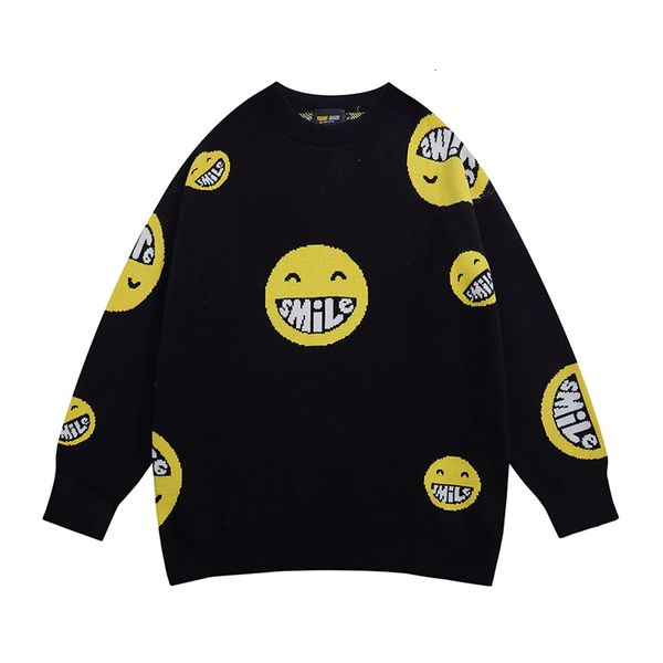 men's polos smley korean round-neck sweater , male and female retro-knit harajuku loose casual big hip hop 5kxa, White;black
men's polos smley korean round-neck sweater , male and female retro-knit harajuku loose casual big hip hop 5kxa, White;black
