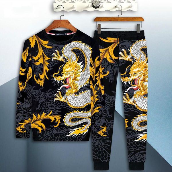 men's tracksuits european station fashion brand 2021 sports chinese style trend, Gray
men's tracksuits european station fashion brand 2021 sports chinese style trend, Gray