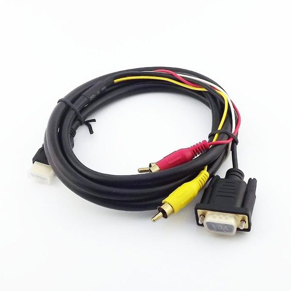 audio cables & connectors 1pcs 5ft gold to vga 3 rca converter adapter cable 1080p for hdtv ps4 xbox 360
audio cables & connectors 1pcs 5ft gold to vga 3 rca converter adapter cable 1080p for hdtv ps4 xbox 360
