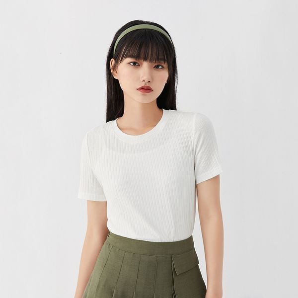 t shirts t-shirt slim ladies knitted round neck summer arrival solid color short sleeve bottom shirt yj4k, White
t shirts t-shirt slim ladies knitted round neck summer arrival solid color short sleeve bottom shirt yj4k, White