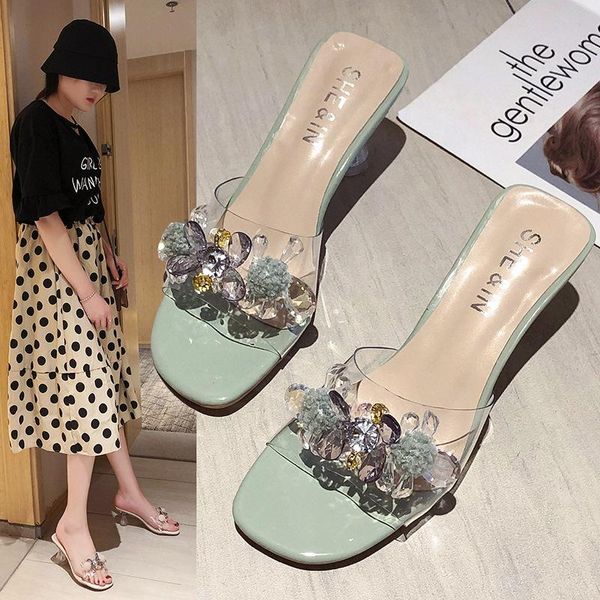 big crystal transparent sandals women glass high heels slippers ladies shoes summer diamonds sandales femmina clear sandalias, Black
big crystal transparent sandals women glass high heels slippers ladies shoes summer diamonds sandales femmina clear sandalias, Black