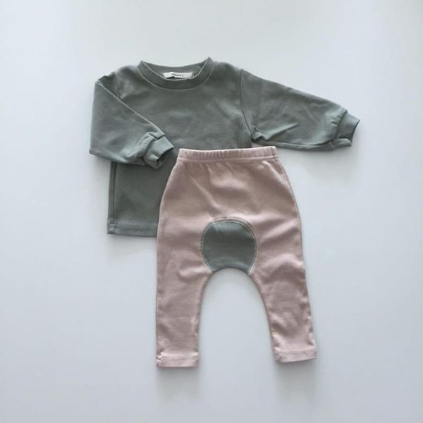 clothing sets 2021 autumn baby clothes set infant long sleeve + leggings 2pcs suit boy patchwork pajamas cute girls tracksuit, White
clothing sets 2021 autumn baby clothes set infant long sleeve + leggings 2pcs suit boy patchwork pajamas cute girls tracksuit, White
