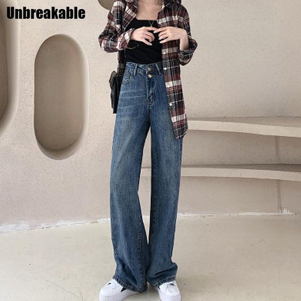 denim buttons jeans elastic waist wide leg pants ladies trousers jean femme boyfriend vintage 2021 blue woman mom women's
denim buttons jeans elastic waist wide leg pants ladies trousers jean femme boyfriend vintage 2021 blue woman mom women's