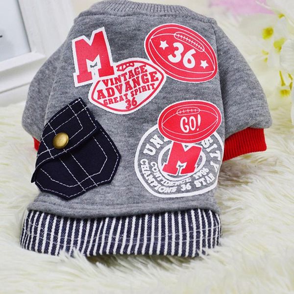 dog apparel muti-size autumn and winter pet clothes letter pocket sweater supplies thick warm to keep a generation
dog apparel muti-size autumn and winter pet clothes letter pocket sweater supplies thick warm to keep a generation