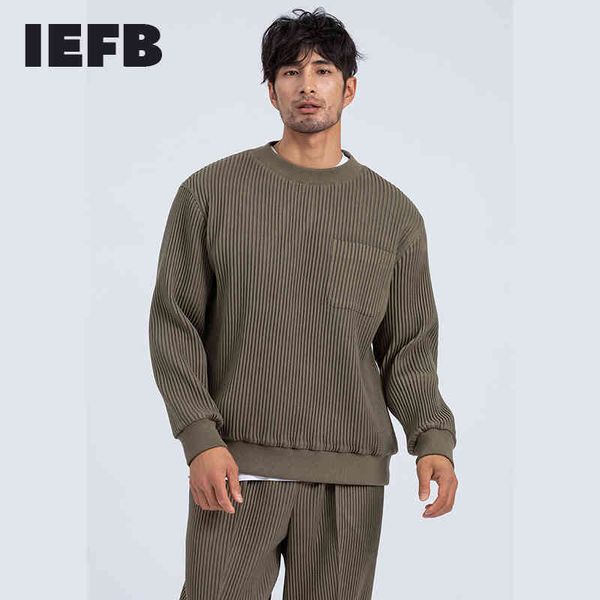 iefb streewear japanese fashion pleated t-shirts for men homestead jacquard spring autumn thick pocket o-neck pullovers 9y4329 210524, White;black
iefb streewear japanese fashion pleated t-shirts for men homestead jacquard spring autumn thick pocket o-neck pullovers 9y4329 210524, White;black