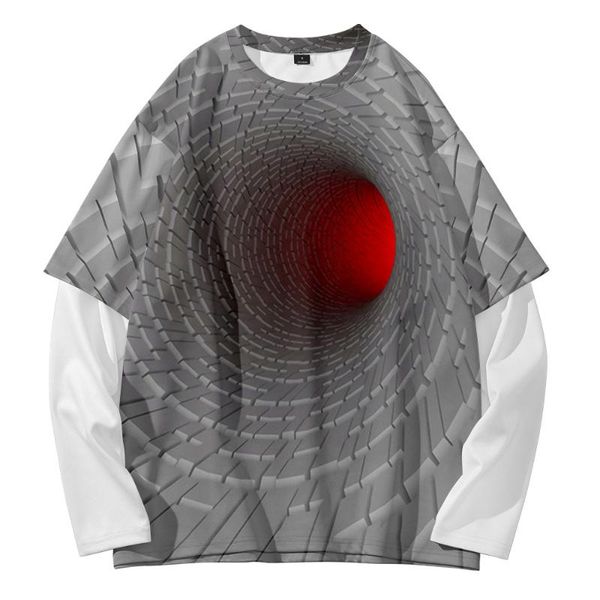men's hoodies & sweatshirts future technology summer retro trend street style fashion round neck fake two, Black
men's hoodies & sweatshirts future technology summer retro trend street style fashion round neck fake two, Black