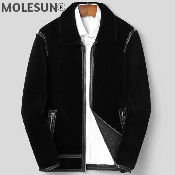 men's leather & faux akoosun 2021 men clothing thick clothes real sheep shearing winter jacket mens 100% wool coat ropa hombre lxr365, Black
men's leather & faux akoosun 2021 men clothing thick clothes real sheep shearing winter jacket mens 100% wool coat ropa hombre lxr365, Black