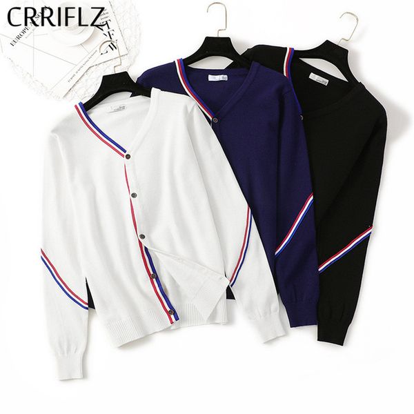 autumn winter knitted cardigan women's style striped three-color woven wide loose knit sweater jackets 210520, White
autumn winter knitted cardigan women's style striped three-color woven wide loose knit sweater jackets 210520, White