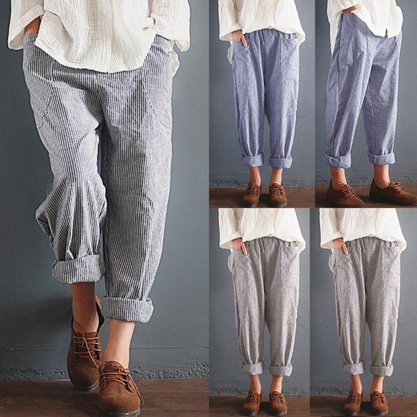 women's pants & capris plus size cotton linen trousers women summer loose harem high waist stripe pocket pant casual pantalon female sw, Black;white
women's pants & capris plus size cotton linen trousers women summer loose harem high waist stripe pocket pant casual pantalon female sw, Black;white