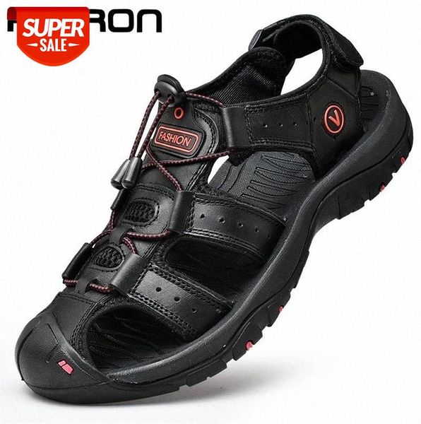 genuine leather cowhide men sandals outdoor casual shoes summer quality beach shoes new slippers flip-flops big size 38-47 #bj4t, Black
genuine leather cowhide men sandals outdoor casual shoes summer quality beach shoes new slippers flip-flops big size 38-47 #bj4t, Black
