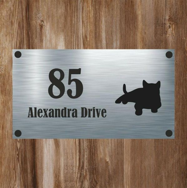 other door hardware black cat silhouette aluminium house number sign personalised - any text required
other door hardware black cat silhouette aluminium house number sign personalised - any text required